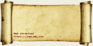 Jakov Sorak vizit kartica